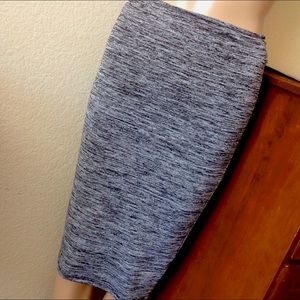 Zara Grey Black Pencil Skirt